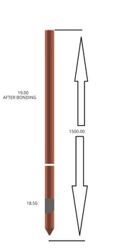 19mm UL compliant grounding electrode